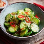 Asiatischer-Gurkensalat-mit-Sesam-Rezept