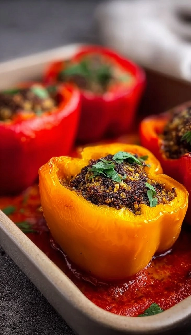 Gefüllte Paprika mit Sumac