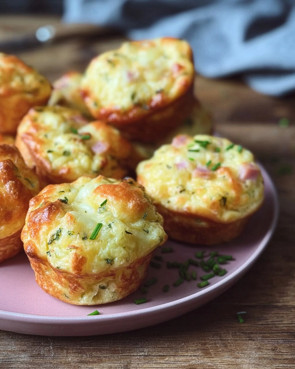 Kartoffel-Muffins mit Schinken & Käse
