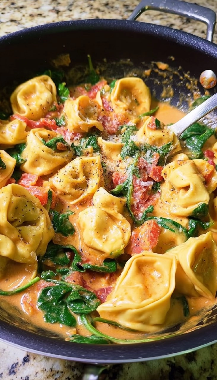 One Pot Tortellini als Familienliebling