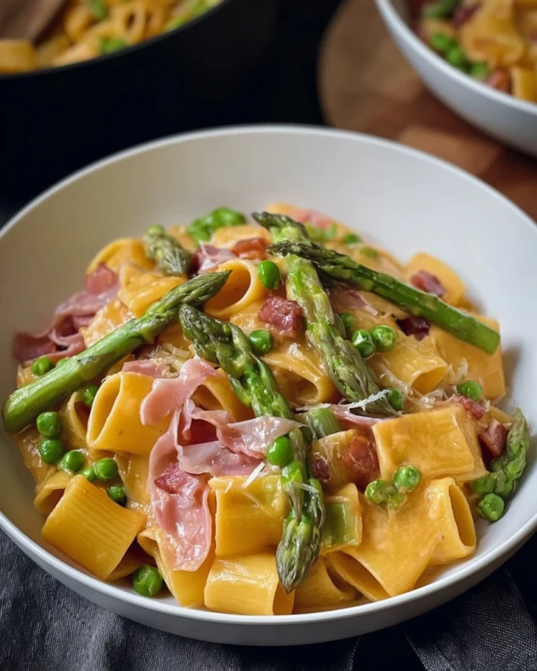 Spargel-Schinken-Pasta-Rezept