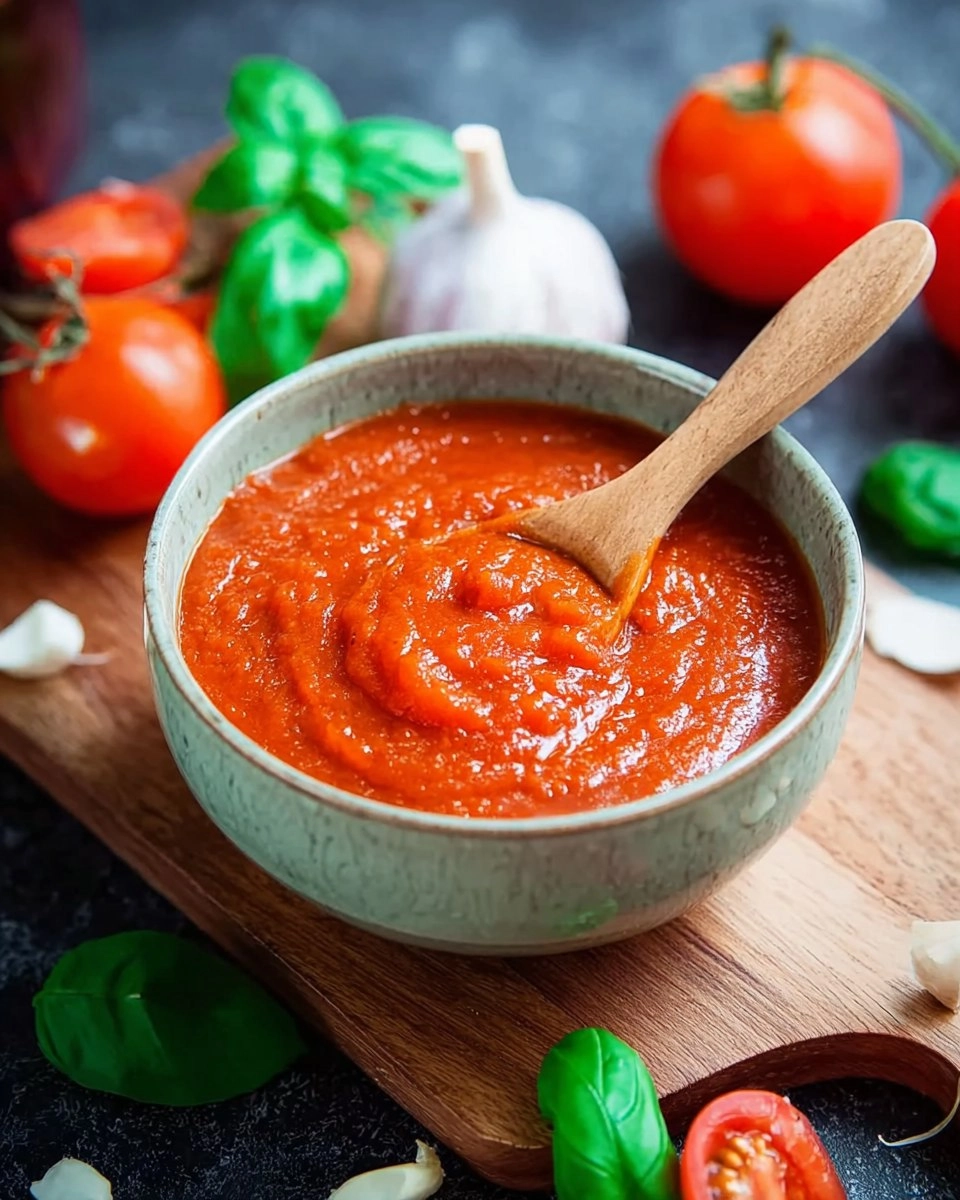 Tomatensauce mit verstecktem Gemüse