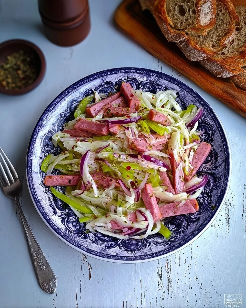 Einfacher Schweizer Wurstsalat