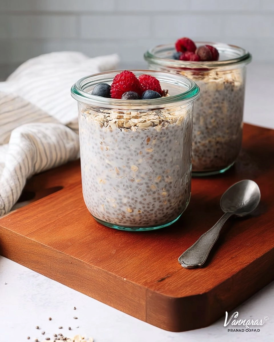 Overnight Oats mit Mohn
