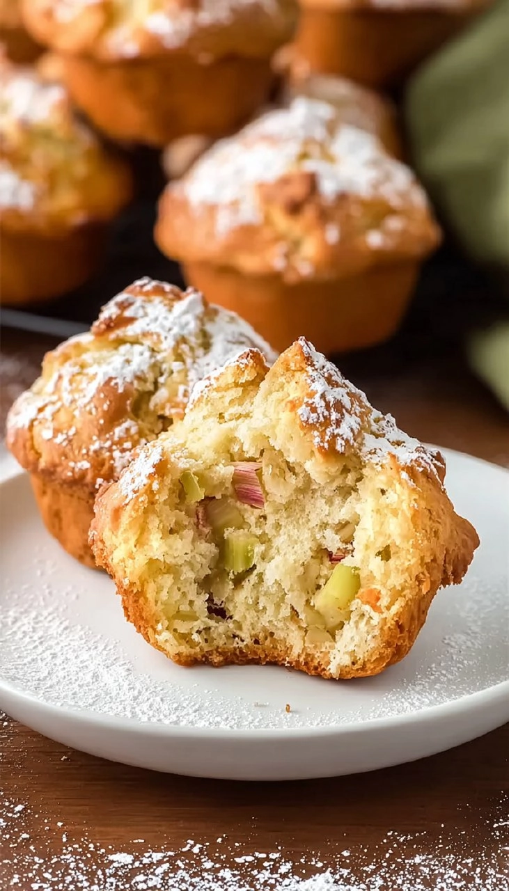 Rhabarbermuffins