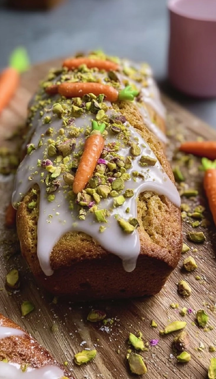 Rüblikuchen mit Pistazien