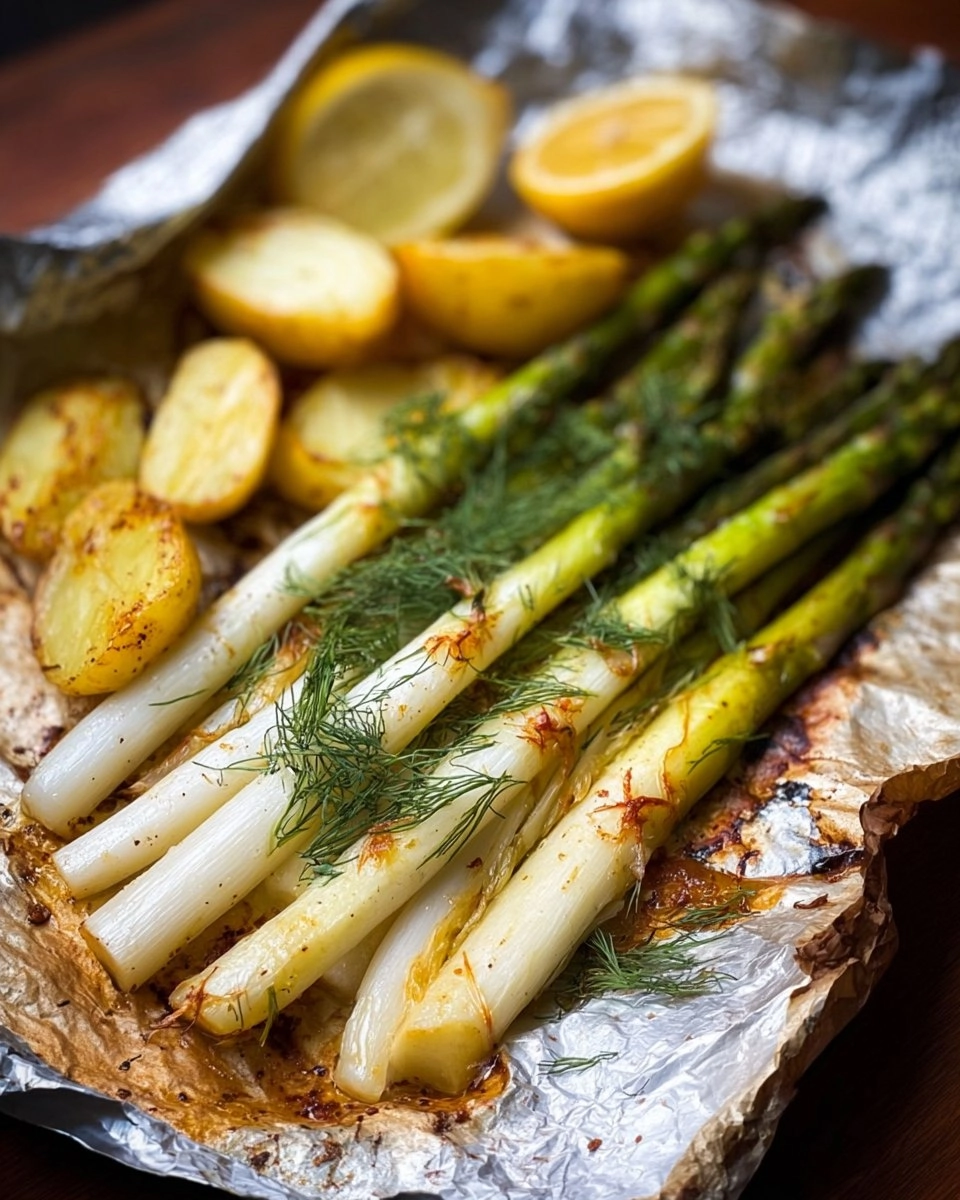 Spargel im Backofen