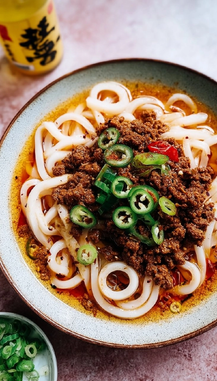 Vegane Mapo-Tofu-Udon